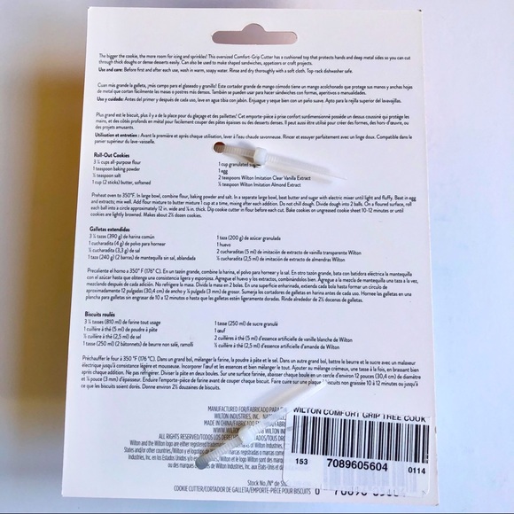 3/$15 NEW WILTON Oversized Comfort Grip TREE Cookie Cutter - Picture 2 of 15